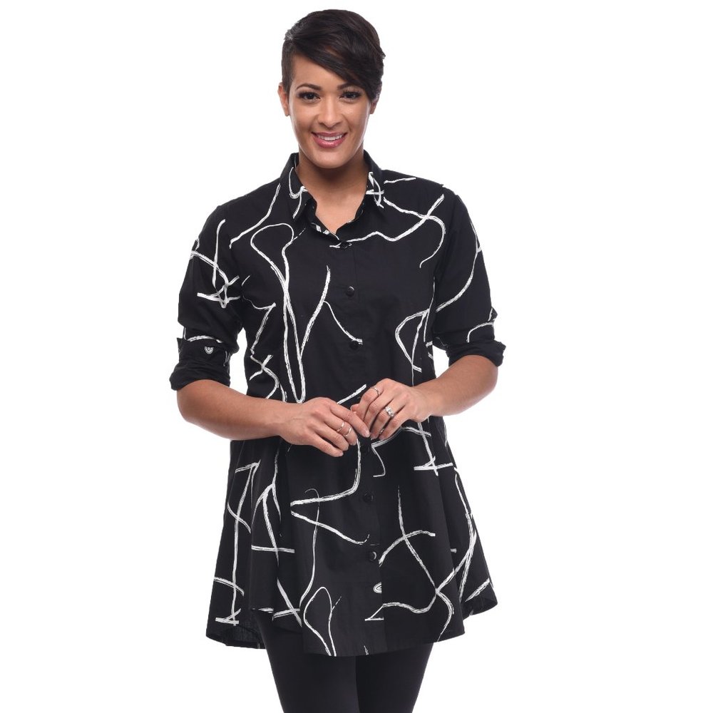 Dinah by Snapdragon & Twig (Tulip) Blk Ribbon Danc